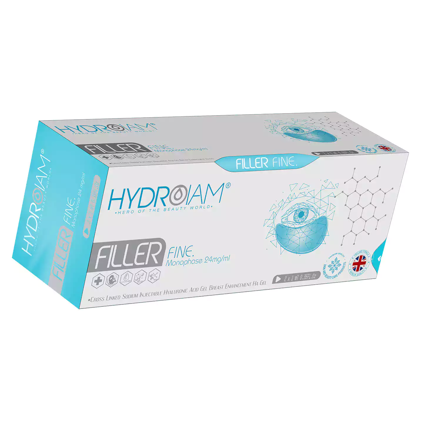 Hydroiam Fine 2x1ml Fine Line Dermal Filler